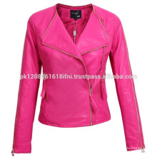 Wholesale Lady Jacket Sport Jacket Western Style Leather Jacket
